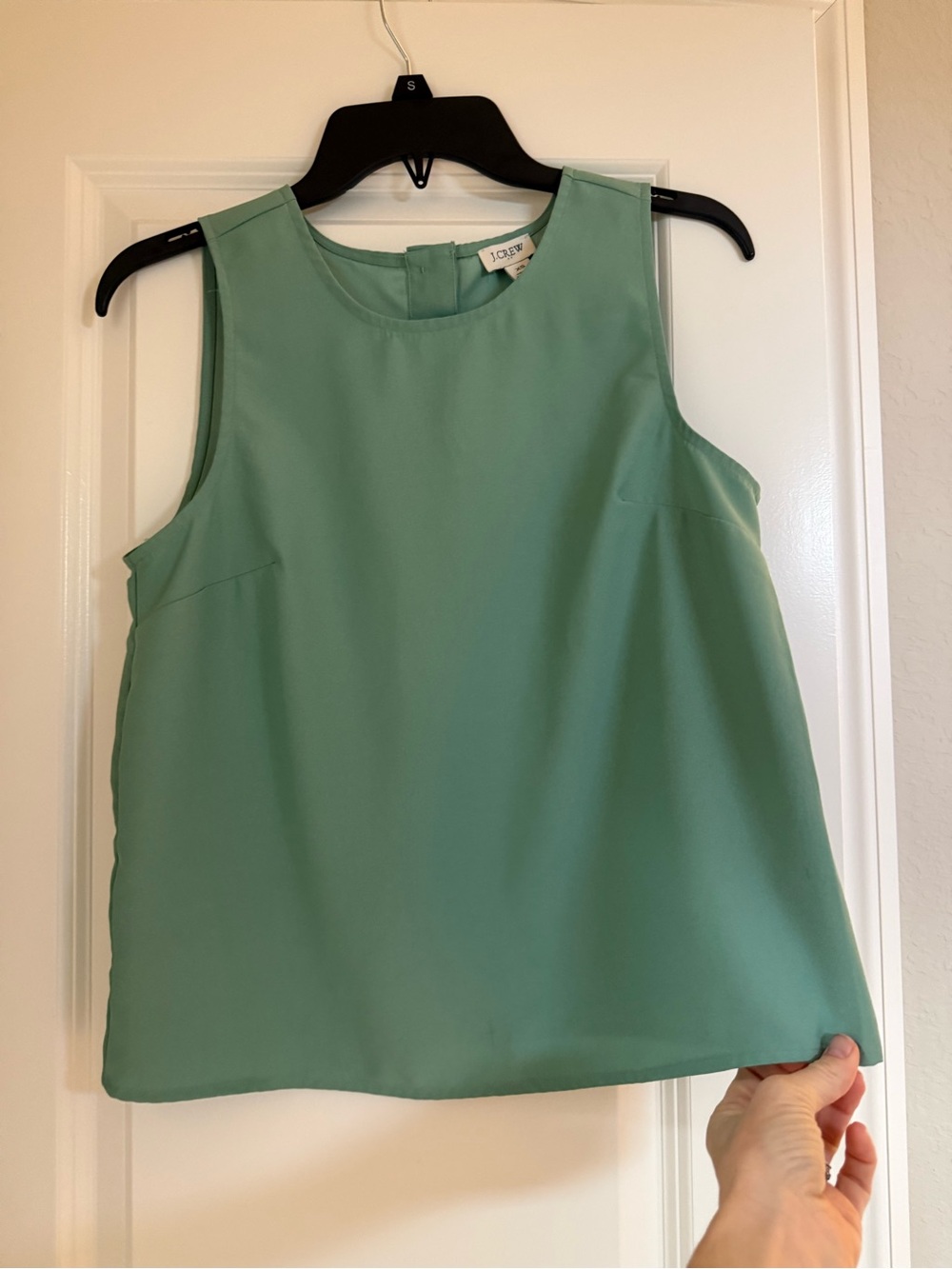 J. Crew Sleeveless Shell Top - Mint Green